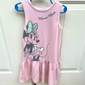 Disney Junior Minnie, Sleeveless, Pink, Dress, Size 5T,